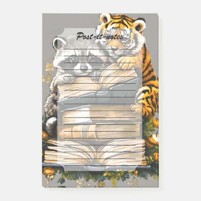 Bloco De Notas Vintage Woodland Book Club (Frente)