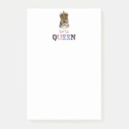 Bloco De Notas Vintage Yard Sale Queen Cat Notepad