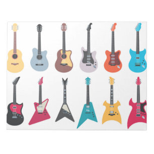 Bloco De Notas Violão elétrico