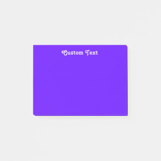 Bloco De Notas Violeta Personalizada/Indigo