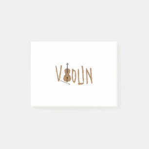 Bloco De Notas Violino