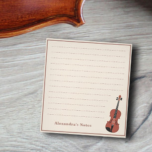 Bloco De Notas Violino acústico