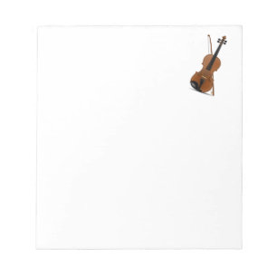 Bloco De Notas Violino e Arco