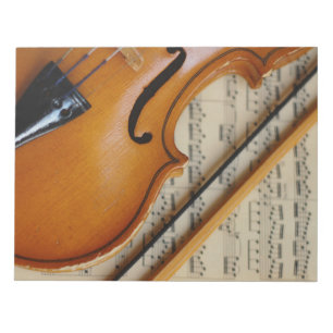 Bloco De Notas Violino e partitura