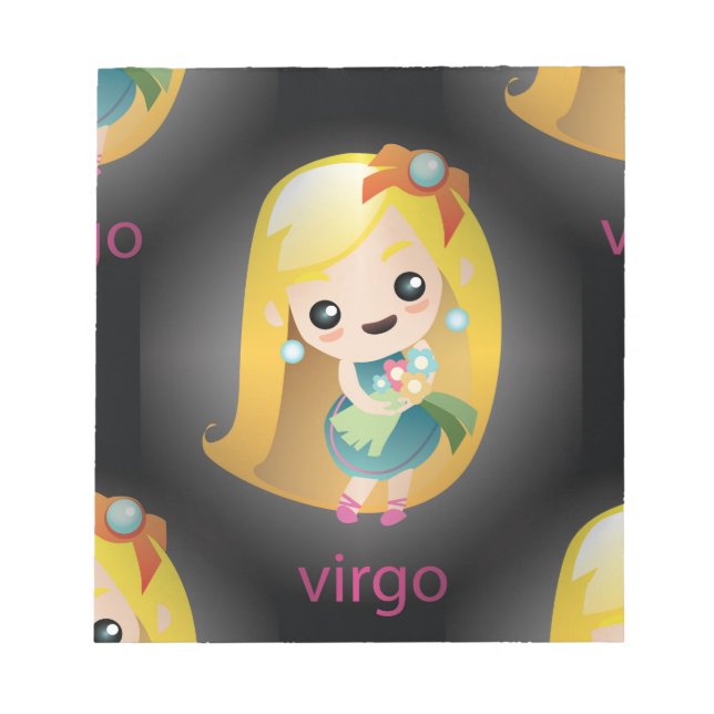 Bloco De Notas virgo kawaii (Frente)