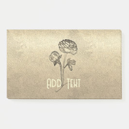 Bloco De Notas Vista de Férias Douradas