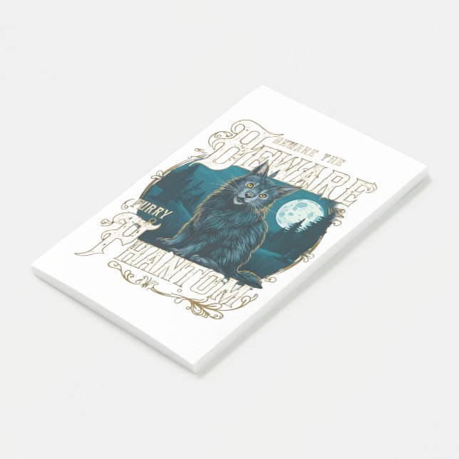 Bloco De Notas Vitoriano Gótico Maine Coon: Misteriosa Noite (Inclinado)