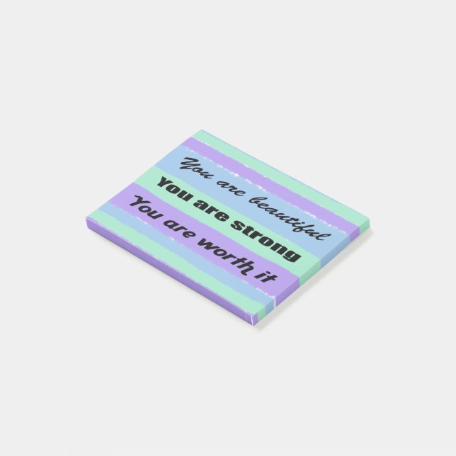 Bloco De Notas Você é linda (Inclinado)