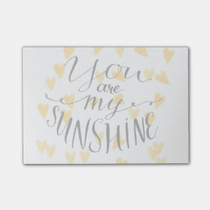 Bloco De Notas Você é minha luz do sol