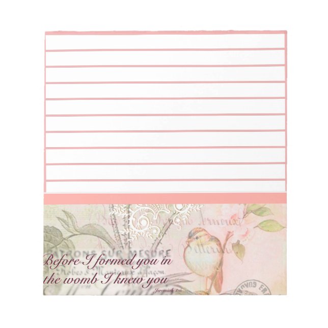 Bloco De Notas Você me conhecia (Frente)