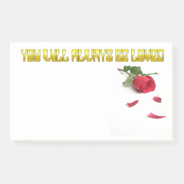 Bloco De Notas Você Sempre Será Amado (Frente)