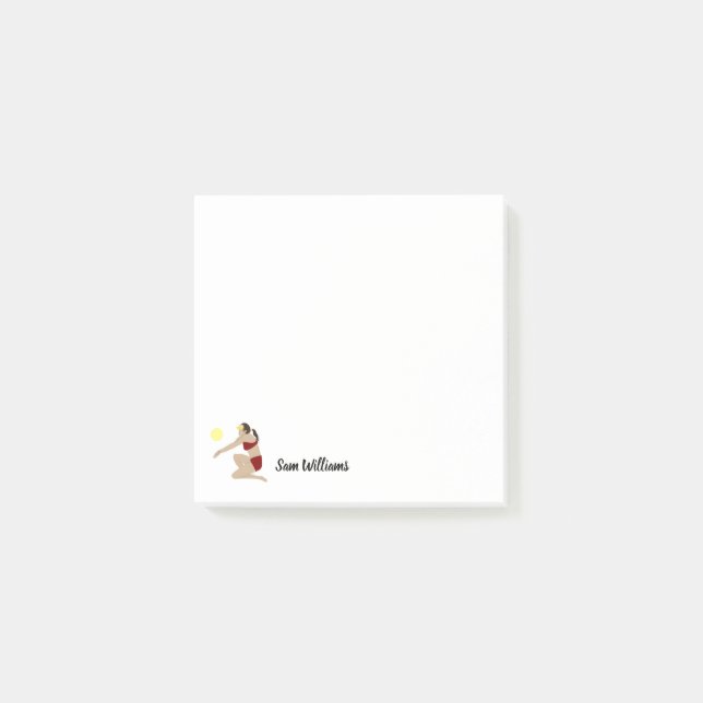 Bloco De Notas Voleibol de praia (Frente)