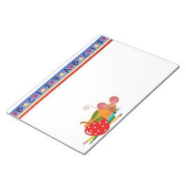 Bloco De Notas Voltar ao mouse escolar