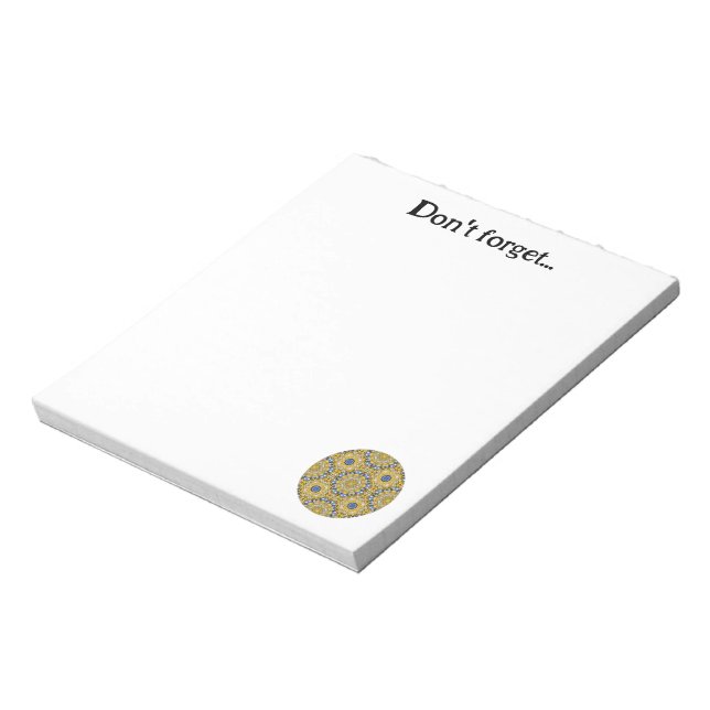 Bloco De Notas Volume onze da arte caleidoscópica sete (Invertido)