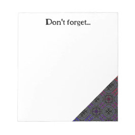 Bloco De Notas Volume treze da arte caleidoscópica sete