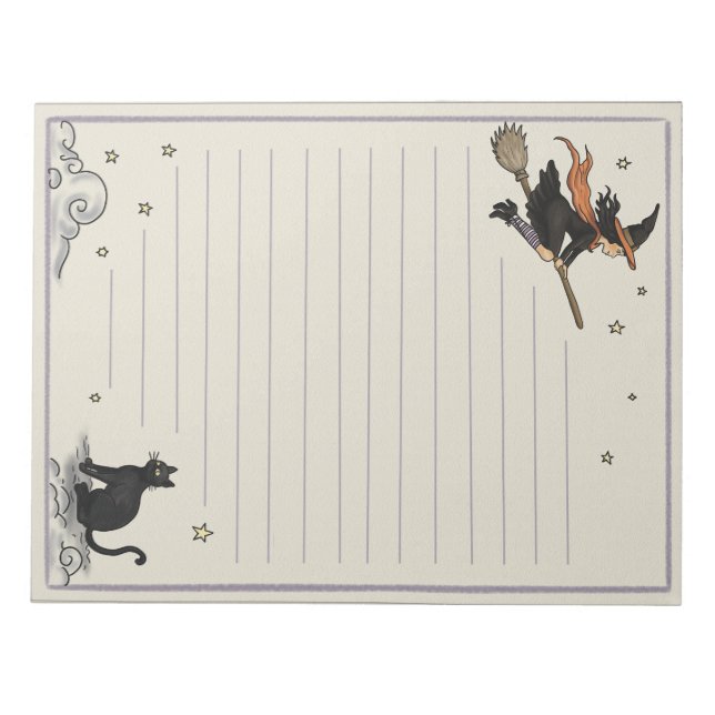 Bloco De Notas Voo Enfeitiçado Linhado 11" x 8.5" (Frente)