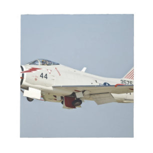 Bloco De Notas Vôo naval norte-americano do lutador de jato da