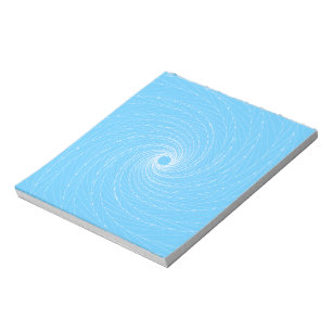 Bloco De Notas Vórtice Azul