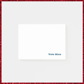 Bloco De Notas Votação Azul