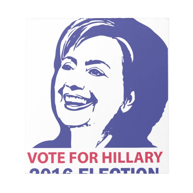Bloco De Notas votação hillary clinton 2016 (Frente)