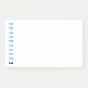 Bloco De Notas Votação Modelo Azul Vertical Eleição Vertical