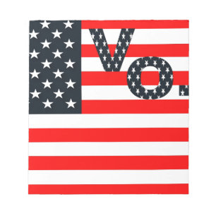 Bloco De Notas Votação nos Estados Unidos