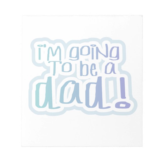 Bloco De Notas Vou ser um presente Pai (Frente)