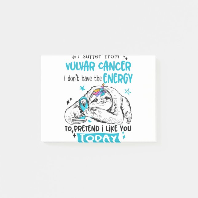 Bloco De Notas Vulvar Cancer Awareness Month Ribbon Gifts (Frente)