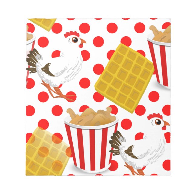 Bloco De Notas waffles de frango (Frente)