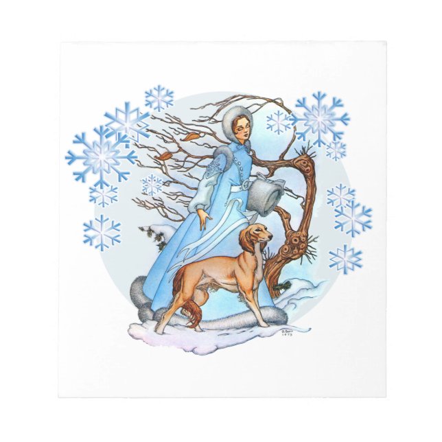 Bloco De Notas Walk de inverno (Frente)