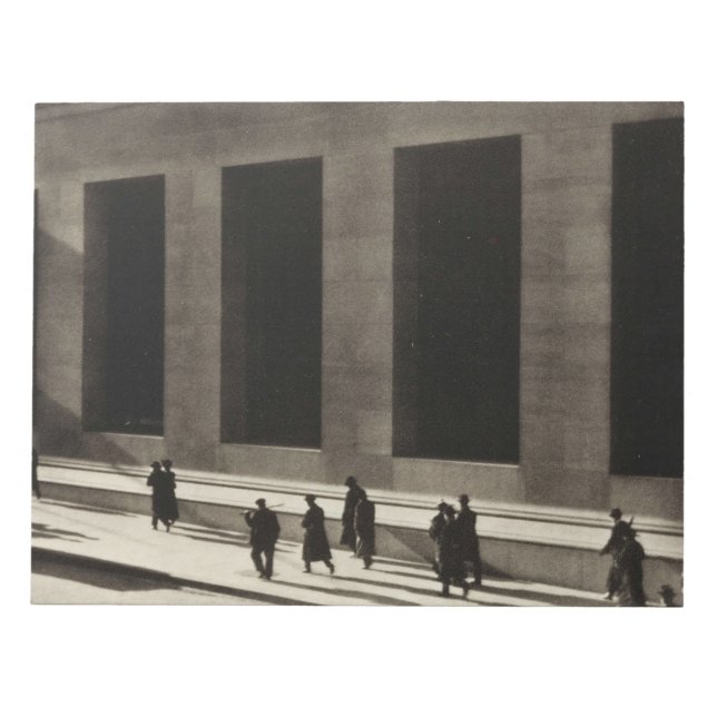 Bloco De Notas Wall Street (por Paul Strand, 1915) (Frente)