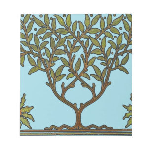 Bloco De Notas Wallpaper Floral William Morris Tree Frieze