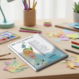 Bloco De Notas Want to be on Santa's List Elf Girl Holiday Daily