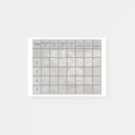 Bloco De Notas Warhammer 40K Score Tracker; 10ª edição Posta-Ti