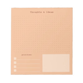 Bloco De Notas Warm, colorful retro aesthetic Thoughts & Ideas