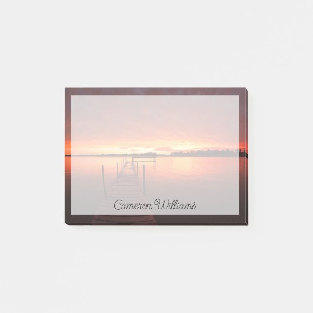 Bloco De Notas Water | Lake Minnetonka, Minnesota (Frente)