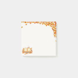 Bloco De Notas Watercolor Book e Tea, Cozy Autumn