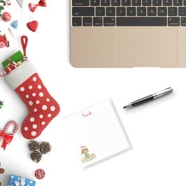 Bloco De Notas Watercolor Cute Cavalier King Charles Spaniel