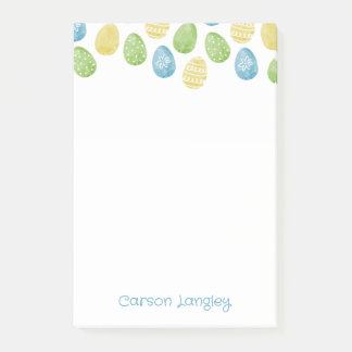 Bloco De Notas Watercolor Easter Egg Notes