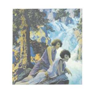 Bloco De Notas Waterfall - Maxfield Parrish
