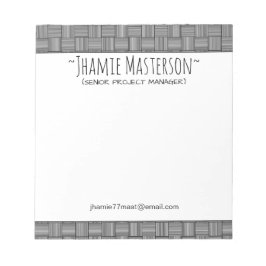 Bloco De Notas Weave Básica Personalizada