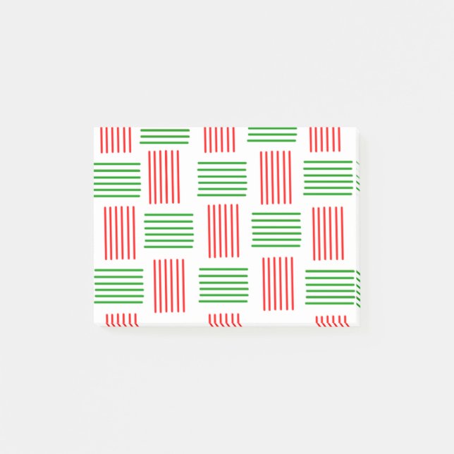 Bloco De Notas Weave de Natal (Frente)
