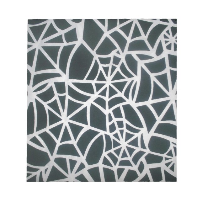 Bloco De Notas Web of Mystery: Armadilha Delicada - Web White Spi (Frente)