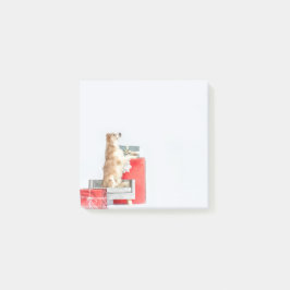 Bloco De Notas Weihnachten Border Collie Welpe