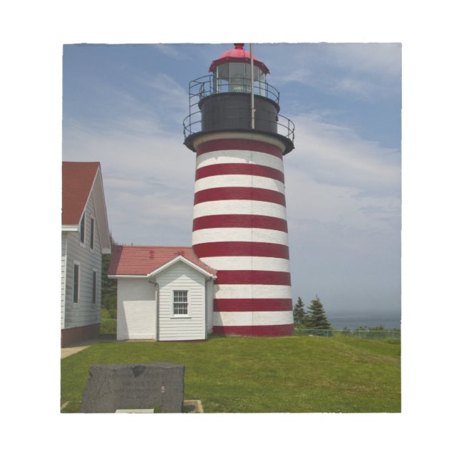 Bloco De Notas West Quoddy Head Lighthouse State Park é (Frente)