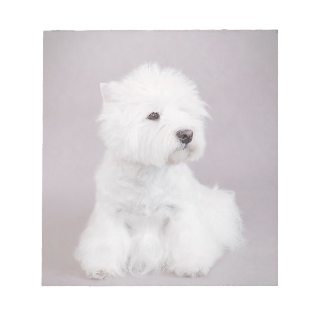 Bloco De Notas Westie (Frente)