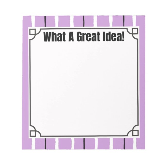 Bloco De Notas What A Great Idea!  (Frente)