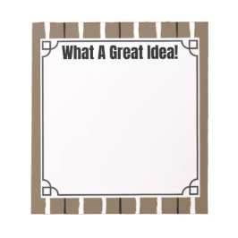 Bloco De Notas What A Great Idea! 