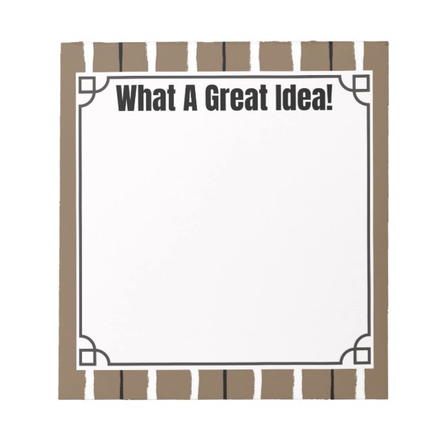 Bloco De Notas What A Great Idea!  (Frente)