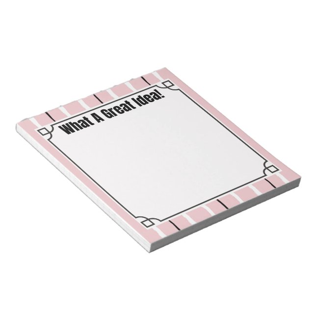 Bloco De Notas What A Great Idea! - Notes (Inclinado)